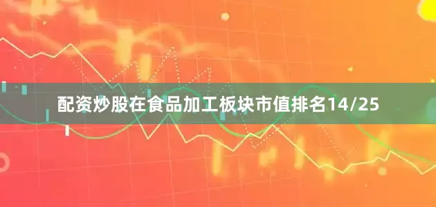 配资炒股在食品加工板块市值排名14/25